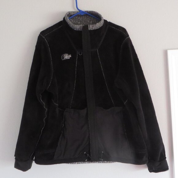The north face women's winter jacket size XL black/white inside thick fleece - Picture 12 of 13